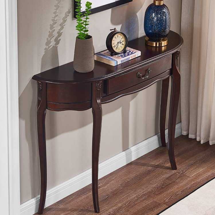 入户实木玄关柜美式轻奢半圆靠墙玄关台欧式玄关桌隔断过道装饰柜,模玩/动漫/周边/娃圈三坑/桌游,模型制作工具/辅料耗材,淘宝优惠券,粉丝福利购,淘宝优惠卷