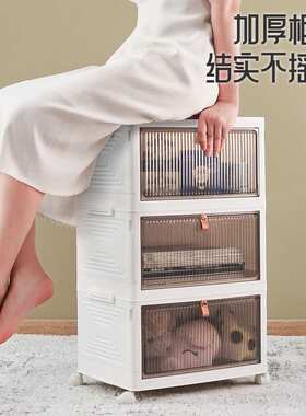 Foldable storage box home entryway shoe cabinet可折叠收纳箱1