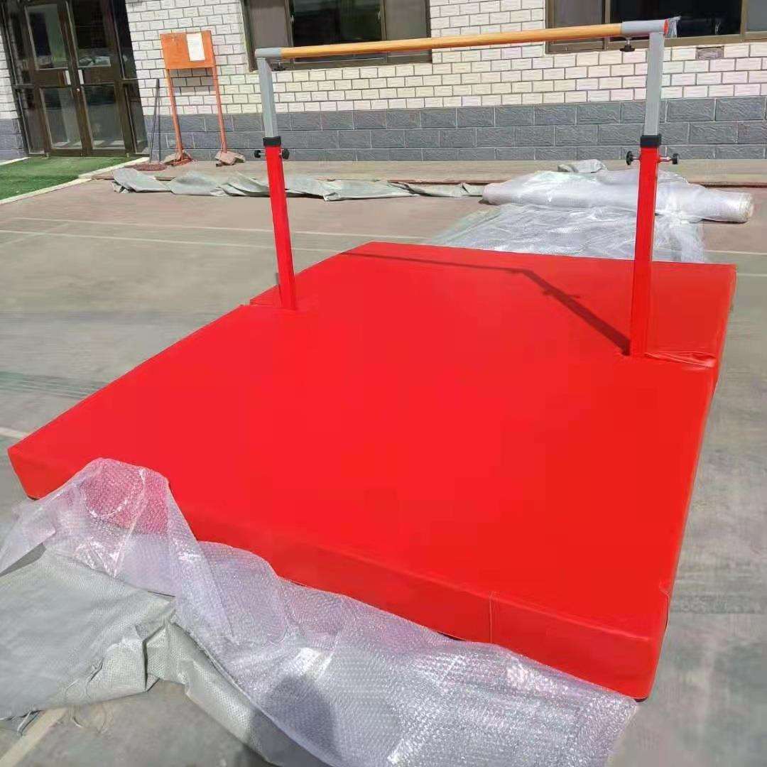 体适能训练体操儿童双杠 可升降单杠海绵垫 幼儿园小双杠支撑架组