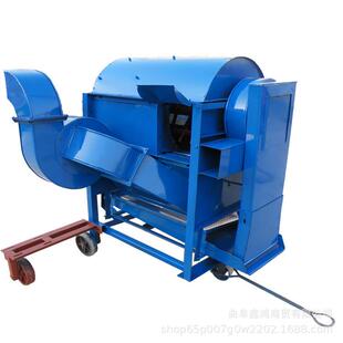单相电黄豆脱粒机 汽油机带动谷子脱粒机 四清回吸菜籽脱粒机
