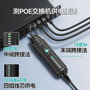 山泽网络寻线仪抗干扰测线仪网线电话线带电查线寻线器poe巡线仪