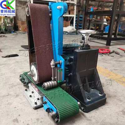 金属平面砂带抛光机 台式电动抛光打磨机 小型除锈拉丝去毛刺机