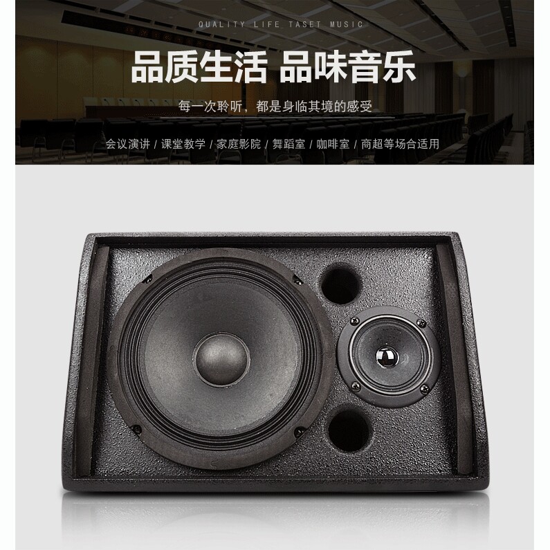 MK-8 专业KTV工程/挂壁/环绕/小会议室/悬挂/家庭壁挂式8寸音箱