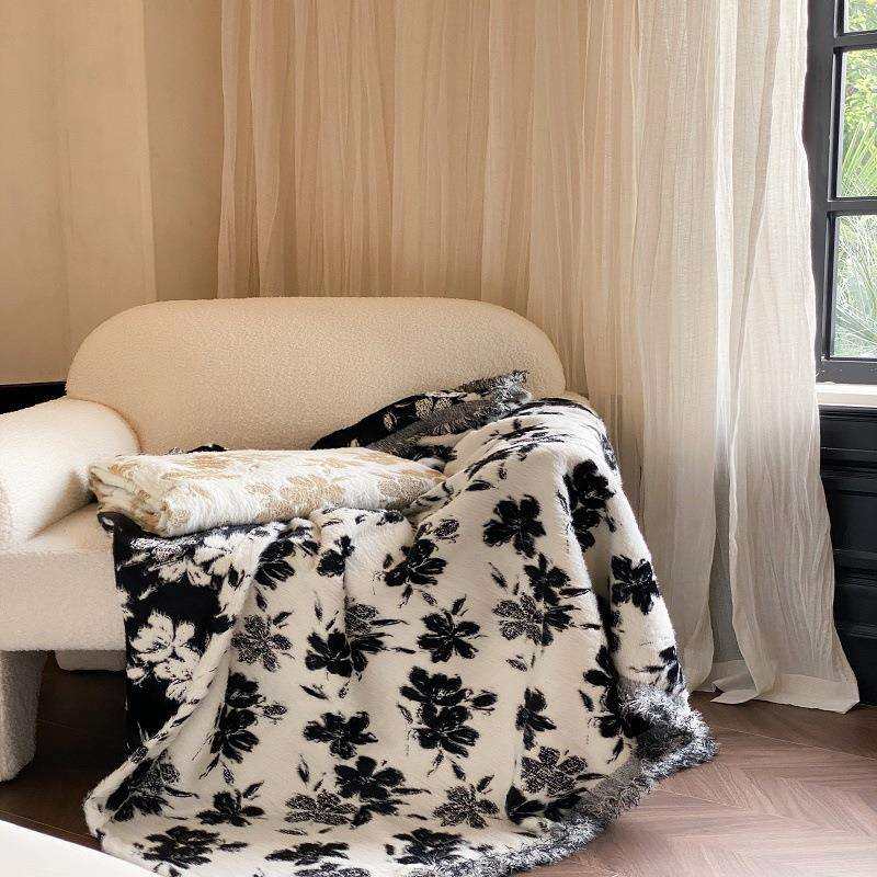 国潮东方美学仿貂绒提花单人追剧毯办公室沙发毛毯午睡盖毯++,玩具/童车/益智/积木/模型,毛绒/玩偶/公仔/布艺类玩具,淘宝优惠券,粉丝福利购,淘宝优惠卷