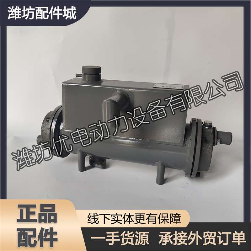 潍坊495潍柴4100华丰4102船用柴油发动机海淡水热交换器总成水箱
