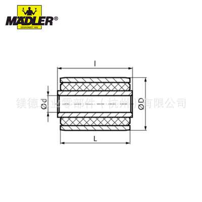 Maedler 重型钢橡胶 衬套 PHO-P 压入版
