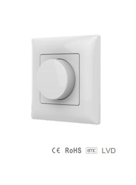 86型0/1-10V PWM 10V旋转⾯板调光器 1通道输出 可配2.4GRF遥控KL