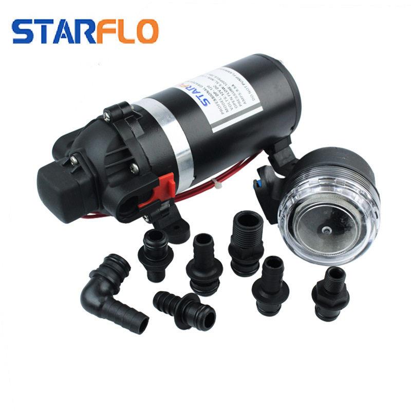 DP-160压力隔膜泵12v24v小型农喷雾净水器压路机地暖清洗车泵