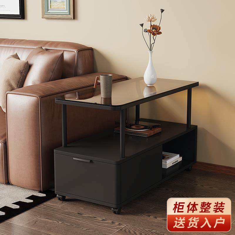 夹缝收纳柜可移动小桌子子沙发侧边柜客厅角几轻奢茶几简易储物柜,住宅家具,角几/边几,淘宝优惠券,粉丝福利购,淘宝优惠卷