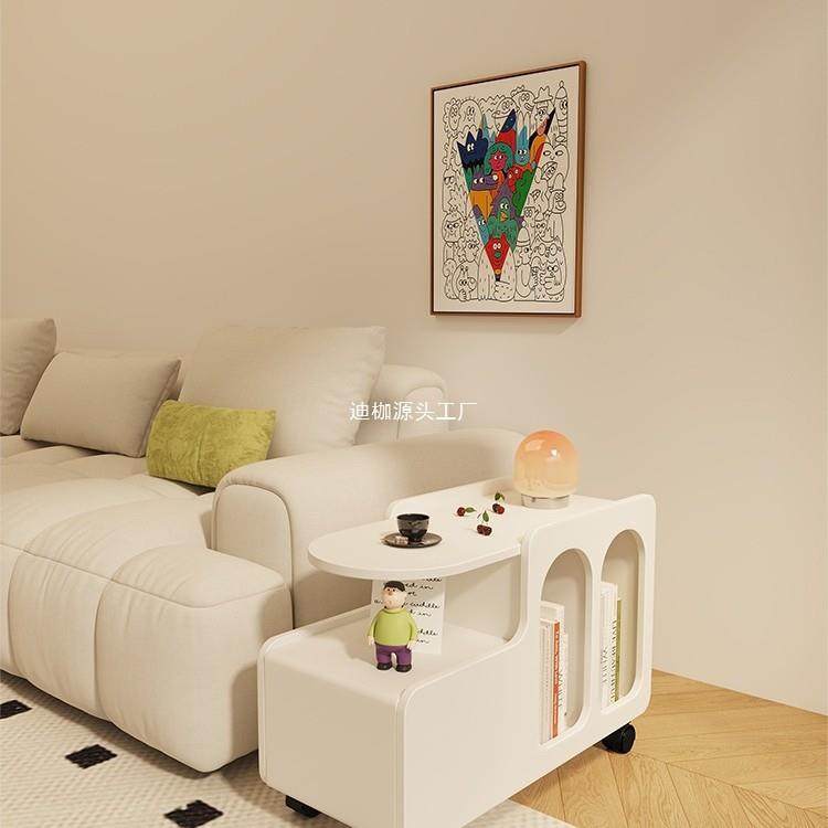 沙发侧边柜轻奢感移动茶几床头小桌子奶油风边几客厅推车带轮,玩具/童车/益智/积木/模型,毛绒/玩偶/公仔/布艺类玩具,淘宝优惠券,粉丝福利购,淘宝优惠卷