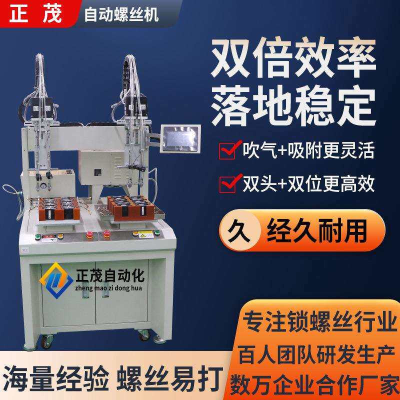 板落地坐标自动锁螺丝机 吹气式拧上螺丝设备 双工位自动打螺丝机
