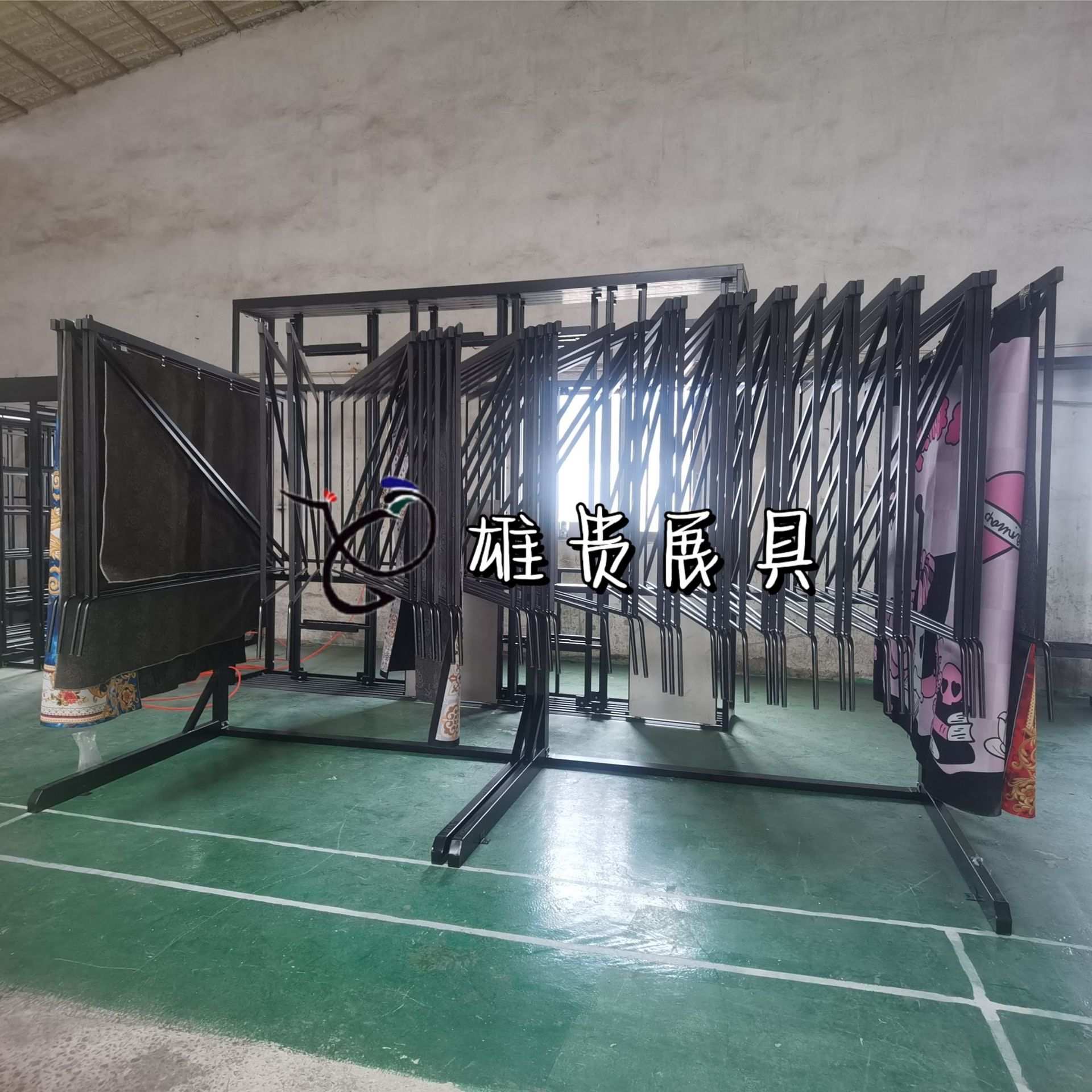 布料样品架 地毯架子 毯子翻页架 毛毯展示架 家纺样品展柜