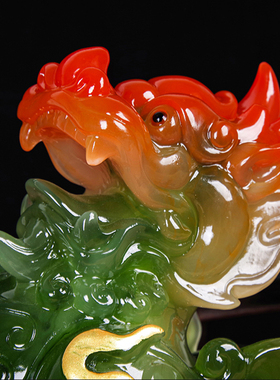 貔貅摆件招财镇宅玉白菜店铺开业礼品送礼客厅办公室收银台装饰品