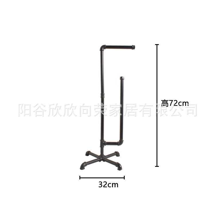 美式工业风格复古水管铁艺厨房厕纸架纸巾架卷纸架个性创意家用