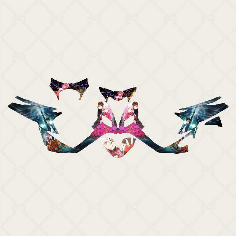 踏板摩托贴纸 适配YAMAHA雅马哈 4代JOG-125 贴膜 车贴 贴花RK