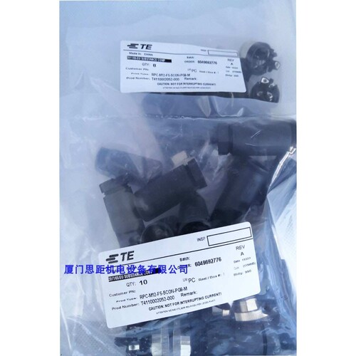 RPC-M12-FS-5CON-PG9-M西霸士SIBAS泰科TE/M12圆形传感插连接器