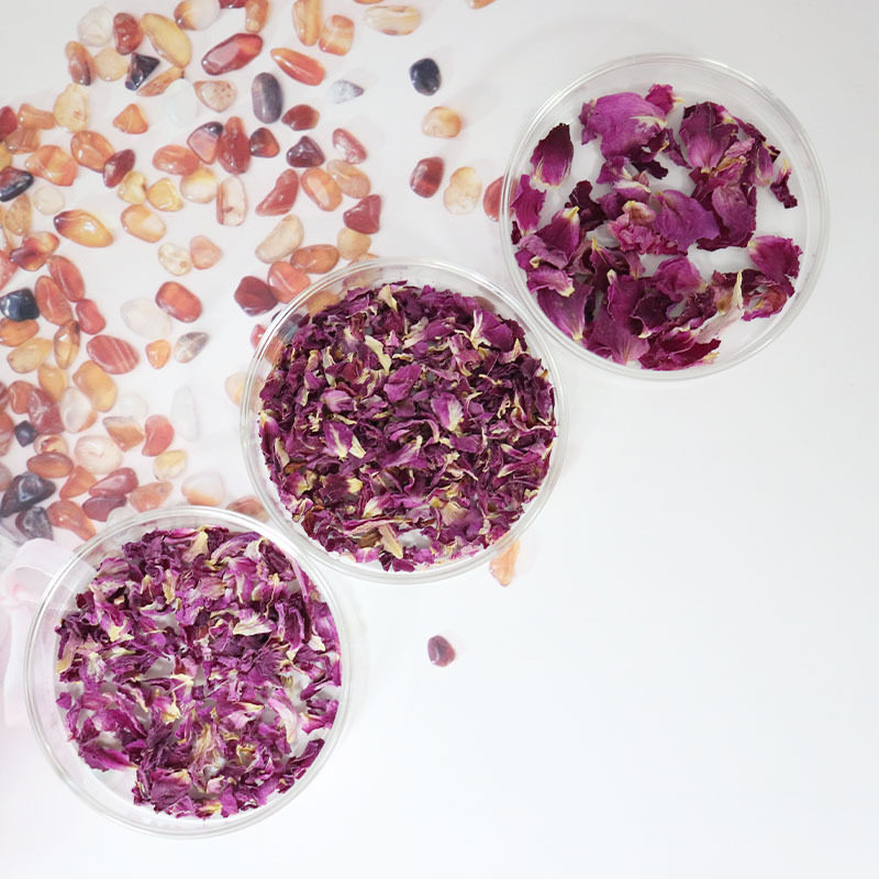 日化级真花干花玫瑰花茉莉花瓣洋甘菊花瓣高温杀青颜色艳丽