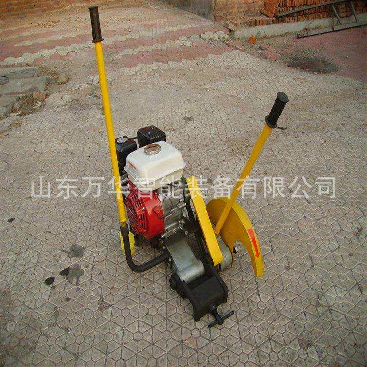矿用电动钢轨锯轨机防止砂轮逆转装置夹具防脱轨功能钢轨锯轨机