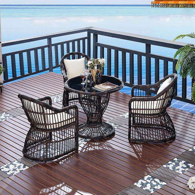 户外桌椅北欧藤编家具庭院休闲餐椅阳台设计师现代露天咖啡厅藤椅,模玩/动漫/周边/娃圈三坑/桌游,模型制作工具/辅料耗材,淘宝优惠券,粉丝福利购,淘宝优惠卷