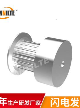 山东安耐铝合金材料钢HTD8M同步轮带凸台T型齿滑轮