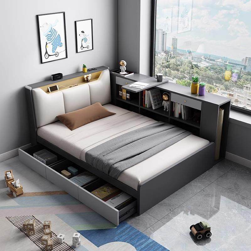 北欧儿童床带柜子一体大储物空间轻奢小户型多功能男女孩榻榻米床,模玩/动漫/周边/娃圈三坑/桌游,模型制作工具/辅料耗材,淘宝优惠券,粉丝福利购,淘宝优惠卷