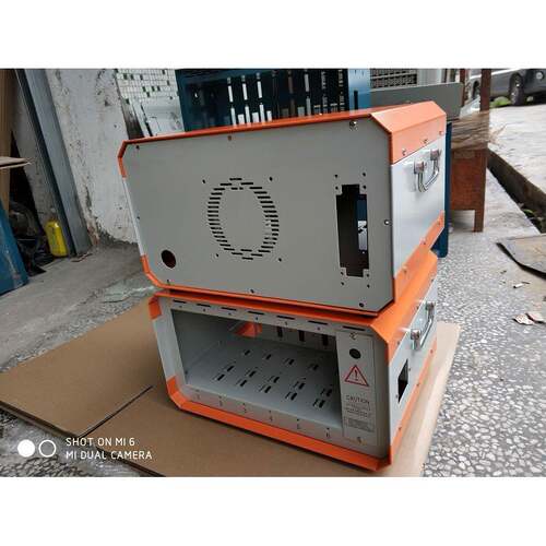 热流道温控箱体壳体/插卡式橙色柳道温度控制箱配电箱