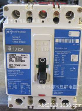 CutlerHammer塑壳断路器FD25KFD3060LFD3060