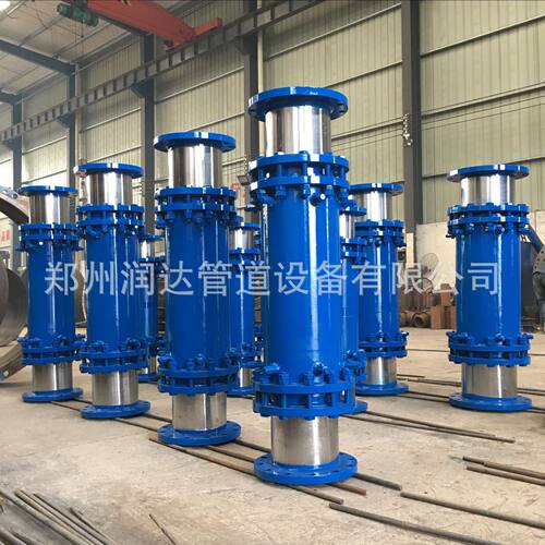 厂家热力管道补偿器 直埋式无推力补偿器 双向法兰套筒补偿器