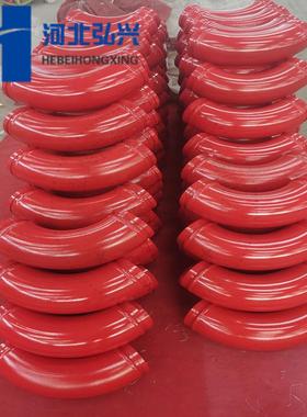 混凝土输送泵车臂架R275 90°弯头 泵车通铺变径管