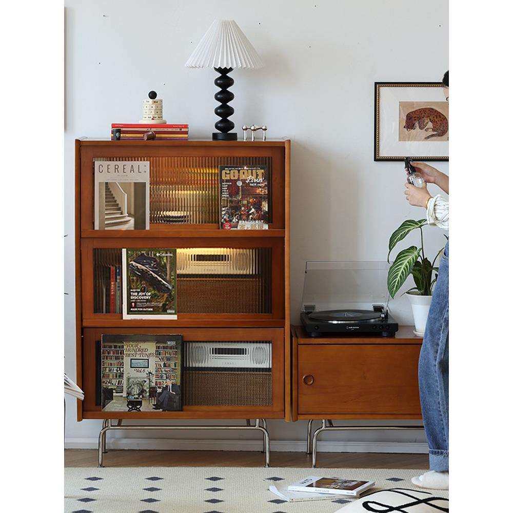 北欧实木书柜 家用小户型不锈钢玻璃收纳置物边柜客厅复古储物柜,玩具/童车/益智/积木/模型,毛绒/玩偶/公仔/布艺类玩具,淘宝优惠券,粉丝福利购,淘宝优惠卷