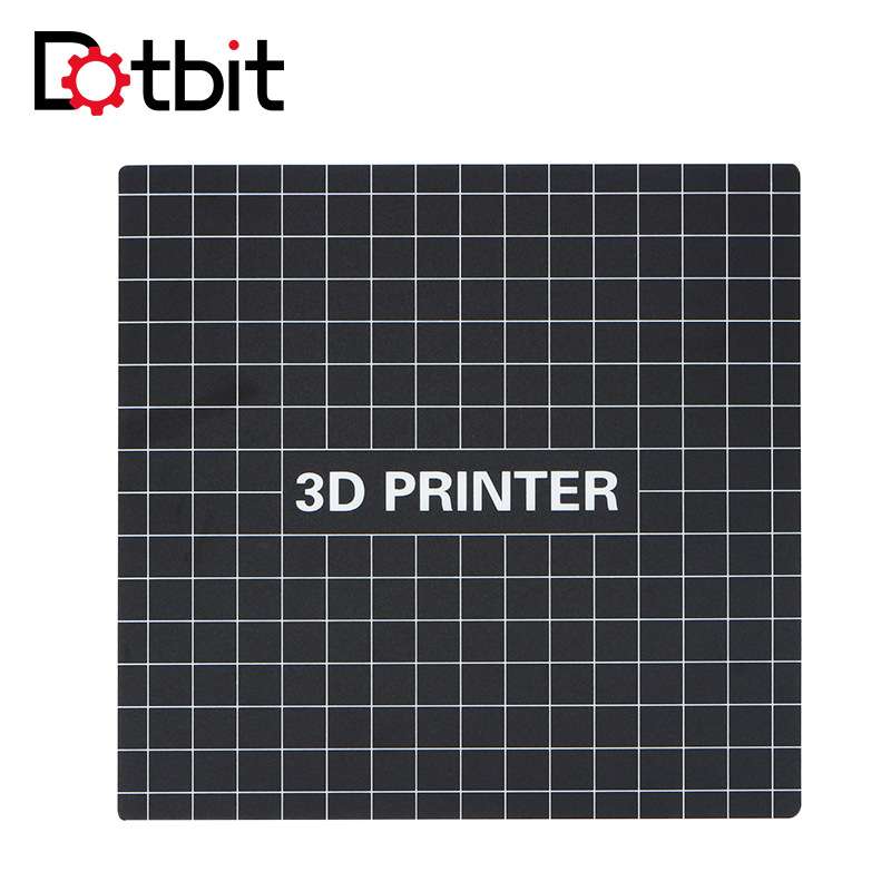 Dotbit 3D打印机配件 235*235mm 热床钢板+平台贴纸组合 防翘边新