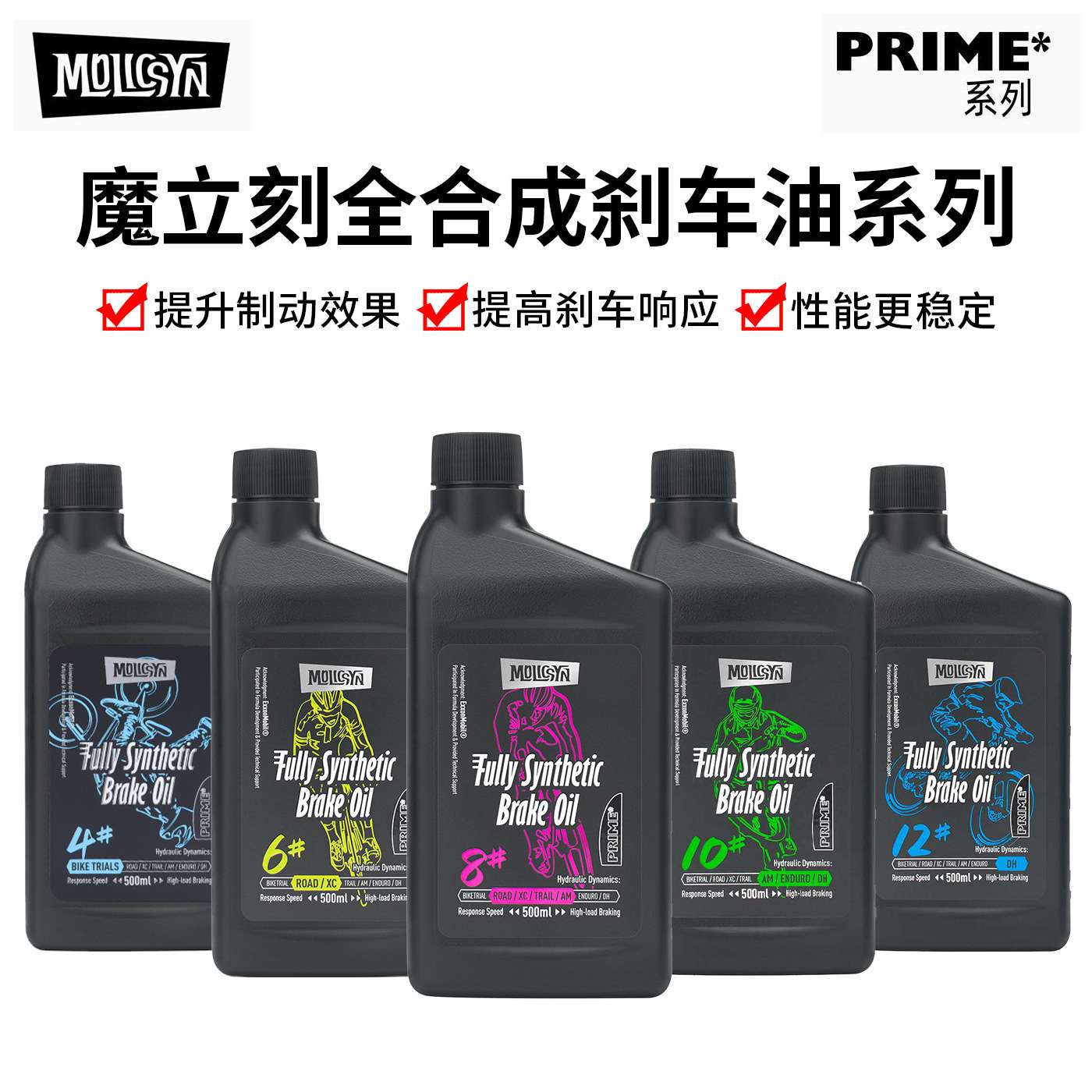 MolicSYN 魔立刻 自行车用全合成刹车油公路山地车油刹矿物油系统