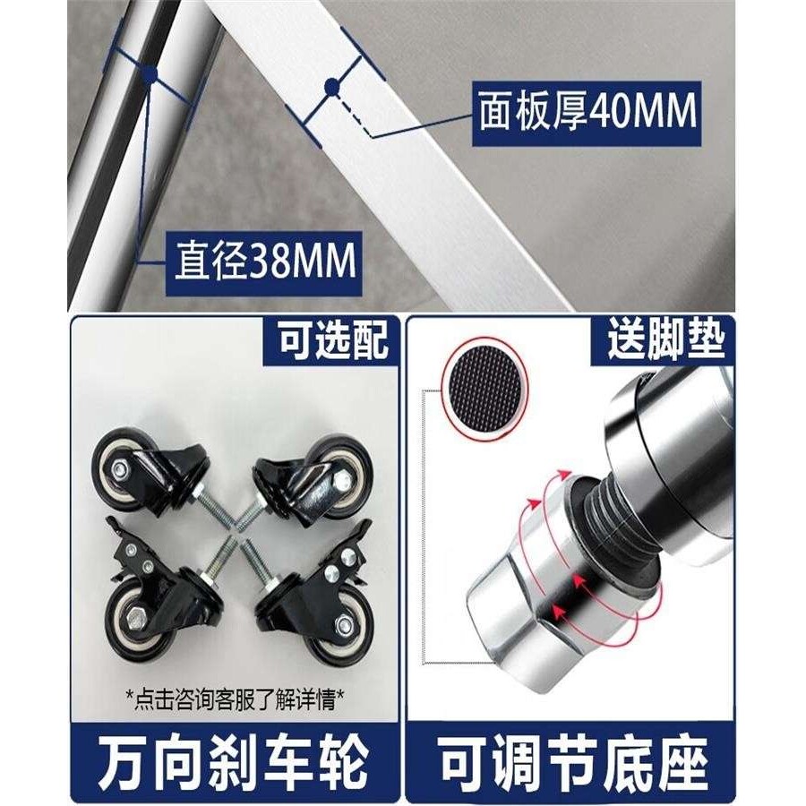 A9L不锈钢厨房置物架落地多层微波炉烤箱多功能储物货架子锅具收