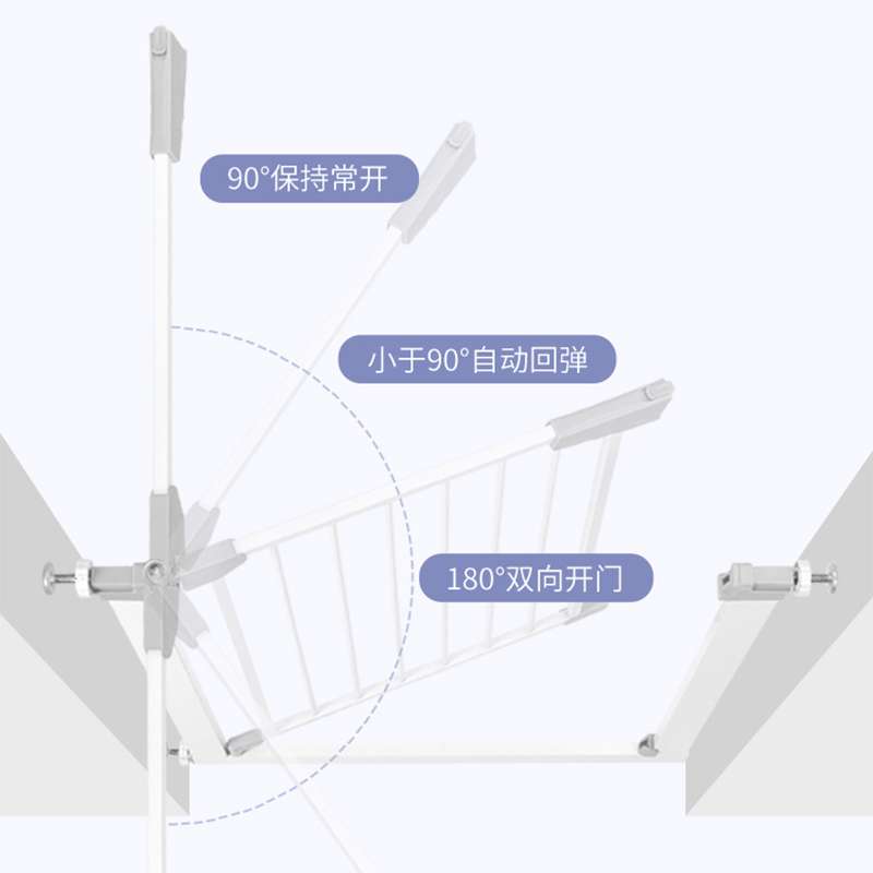 防猫门栏狗狗室内阳台隔断栅栏加密加高免打孔猫狗护栏宠物围栏