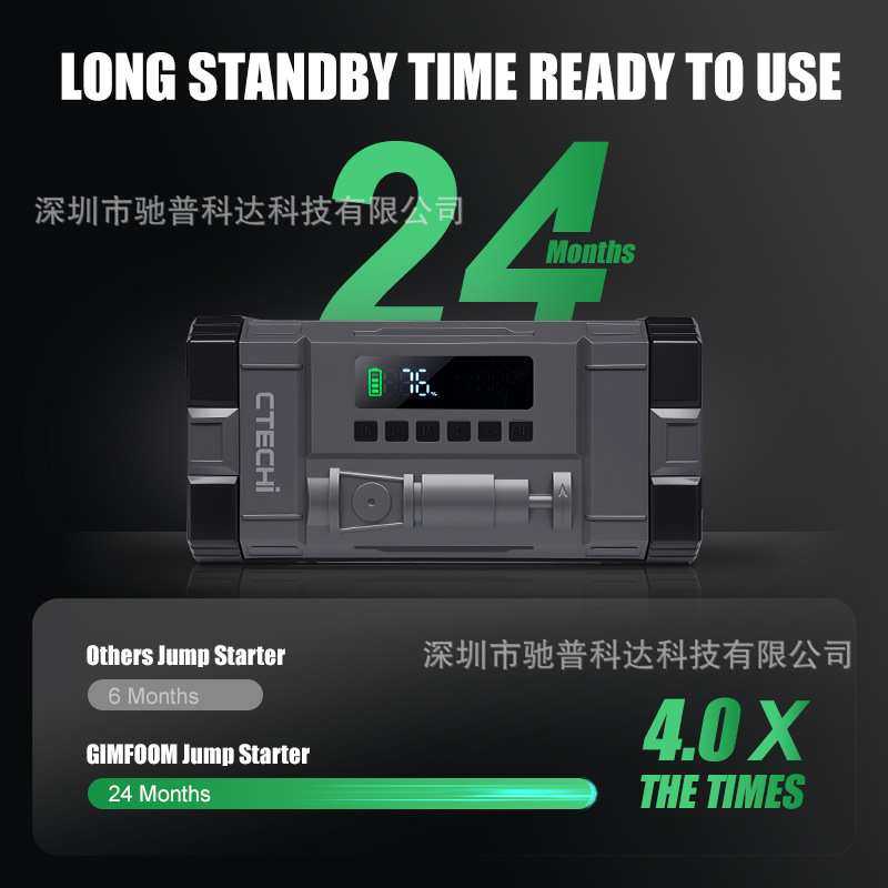 高品12V汽车应急启动电源12800mAh大容量锂电池搭电柴汽打火神器