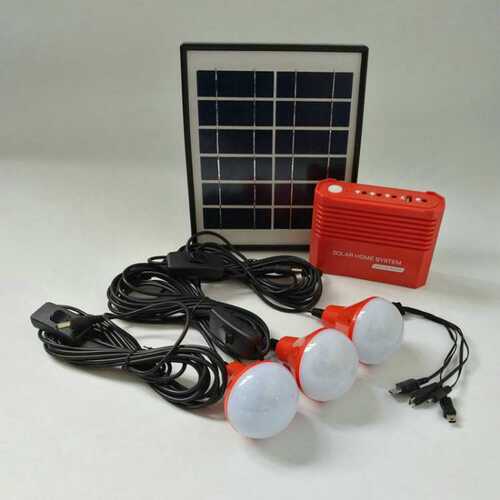 太阳能系统 4W太阳能板 锂电池3.7V/5200MA  不带FM收音机