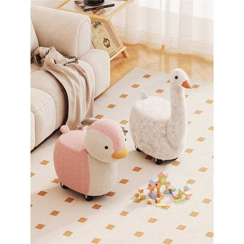 凳子家用卡通动物凳创意软包小坐凳茶几凳客厅沙发凳万向轮小矮凳,模玩/动漫/周边/娃圈三坑/桌游,模型制作工具/辅料耗材,淘宝优惠券,粉丝福利购,淘宝优惠卷