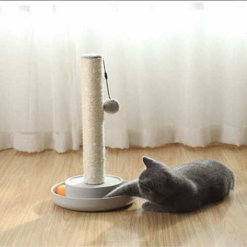 SmartCat猫抓板磨爪耐磨不掉屑剑麻猫爪板立式猫柱逗猫棒自嗨解闷