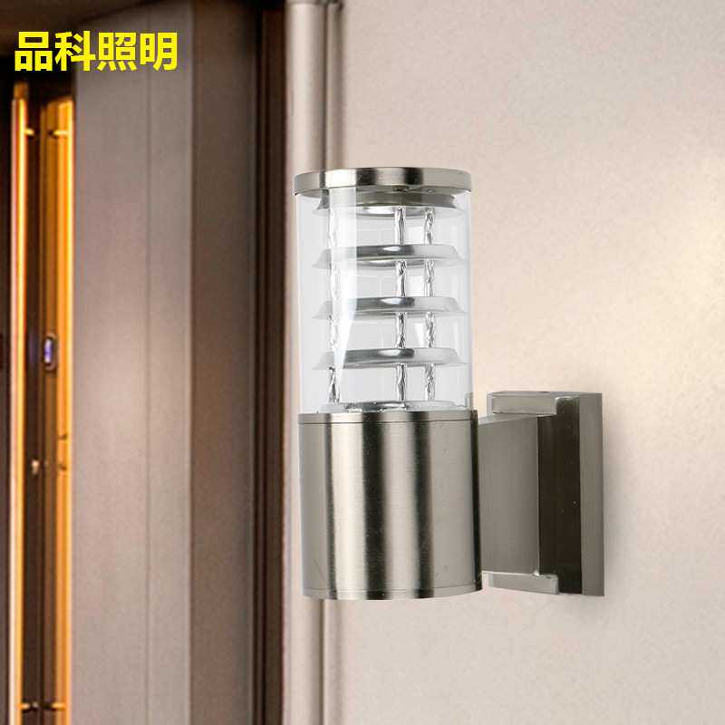 品科 LED壁灯户外防水照明壁灯双头铝管壁灯节能高亮壁灯