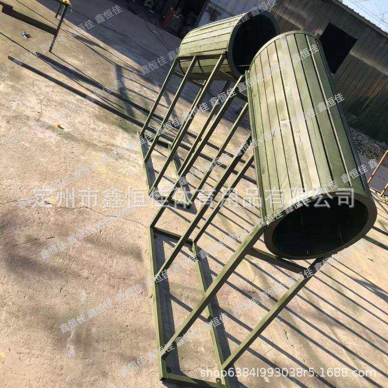 训犬基地工作犬训练障碍训犬跳桶 三级跳 平台 断桥 人字板高板墙
