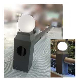 LED夜明珠桥梁灯外壳高速路桥梁公路防撞护栏灯18W24W偏光码头灯