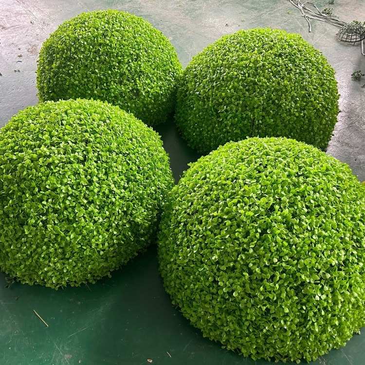 现做大仿真米兰草球松针草球仿真草球酒店商场装饰井盖大草球遮摆
