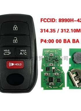 适用2021丰田RAV4智能卡8990H-42380/42381 HYQ14FBX 314.35/312.