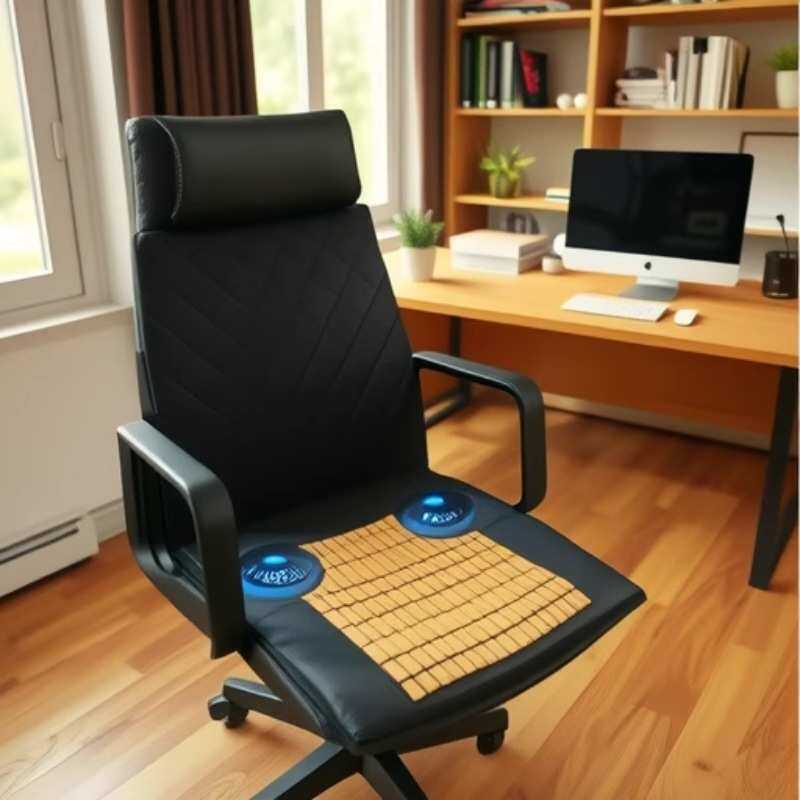 夏季坐垫汽车座垫冷风坐垫凉垫冰垫汽车通用座垫 办公家用USB坐垫