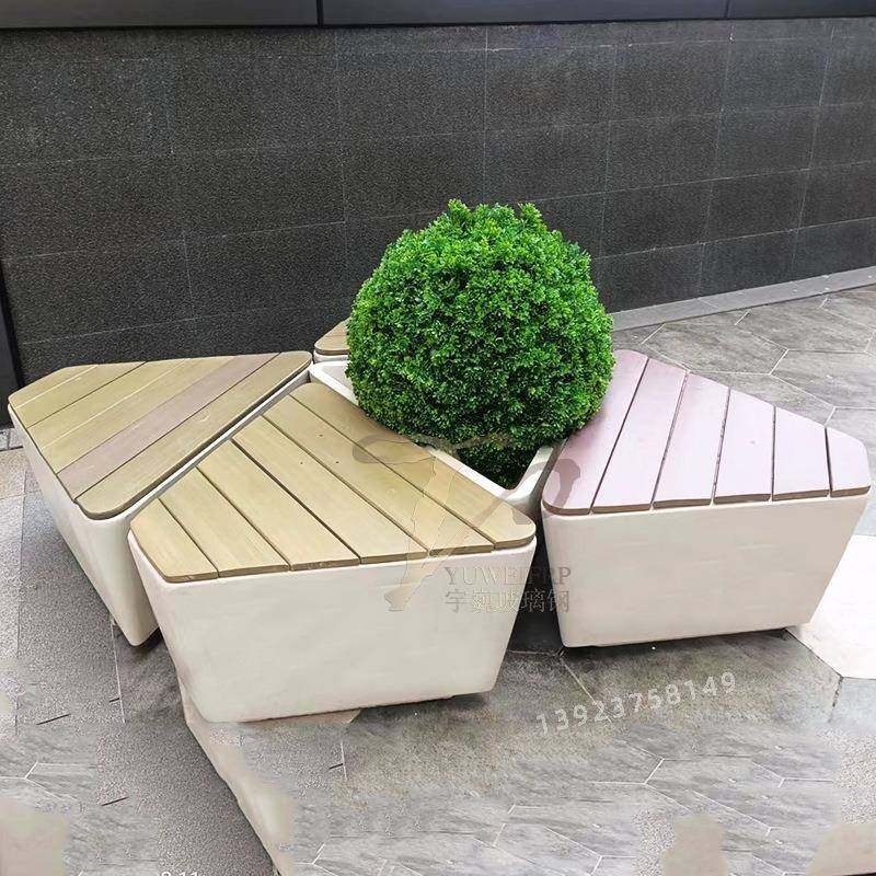 商场公共区域玻璃钢实木坐凳户外广场供人休憩座椅公园组合拼接椅,商业/办公家具,公共椅,淘宝优惠券,粉丝福利购,淘宝优惠卷