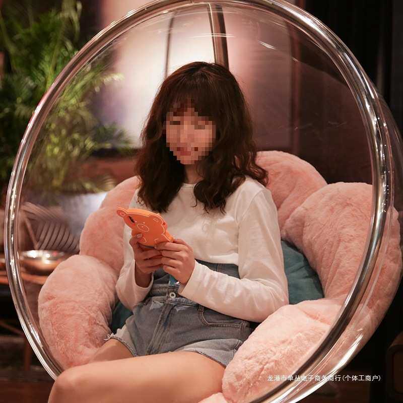 86N吊篮垫子鸟巢摇兰椅秋千单人吊椅靠垫泡泡椅圆形藤椅摇篮坐垫