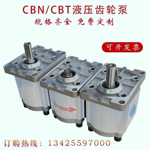 液压齿轮泵油泵总成CBN-F310/314/316/20/25小型高压油泵大全泵头