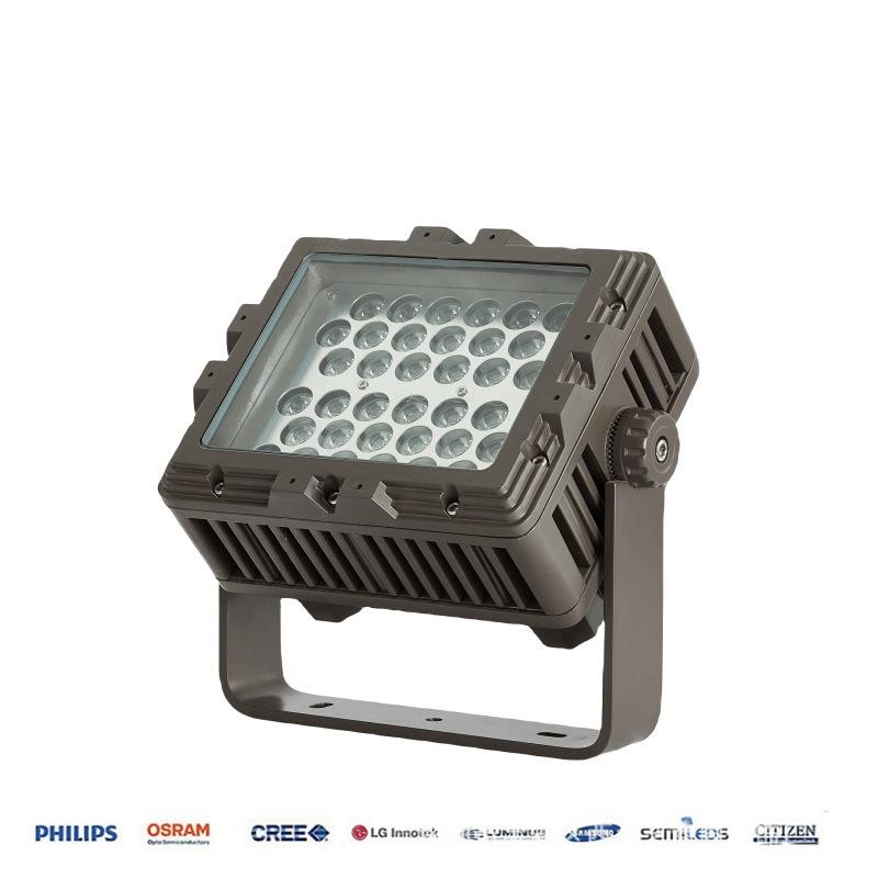 外墙专用投光灯DMX512外控防水洗墙灯72W园林绿化照树灯射树灯24V
