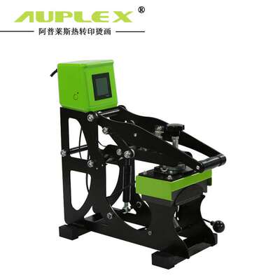 半自动烫标机12x12气动烫画机热转印压烫印机水洗服装标烫唛机器