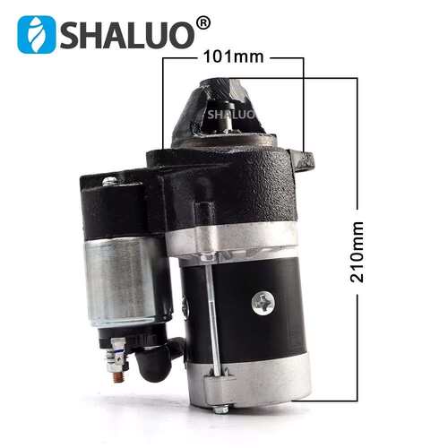 HW16-1 8T 12V 1.6KW 发动机起动马达 8 齿轮齿马达起动器
